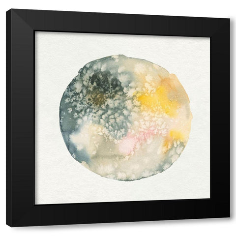 Cosmic View II Black Modern Wood Framed Art Print with Double Matting by Caroline, Emma