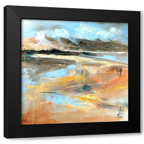 Nevern Lights IV Black Modern Wood Framed Art Print by Doyle, Anne Farrall