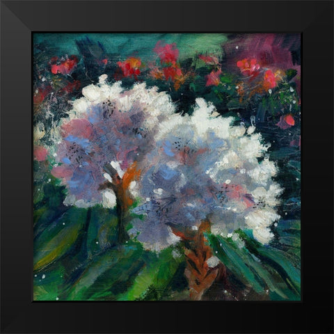 Rhododendron Portrait I Black Modern Wood Framed Art Print by Doyle, Anne Farrall