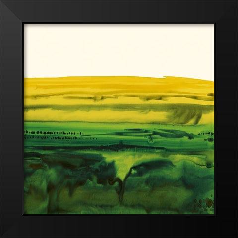 Melted Stratum II Black Modern Wood Framed Art Print by Popp, Grace