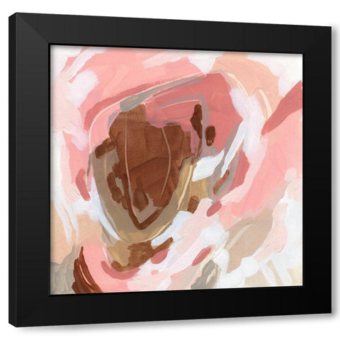 Petal Prism I Black Modern Wood Framed Art Print with Double Matting by Vess, June Erica