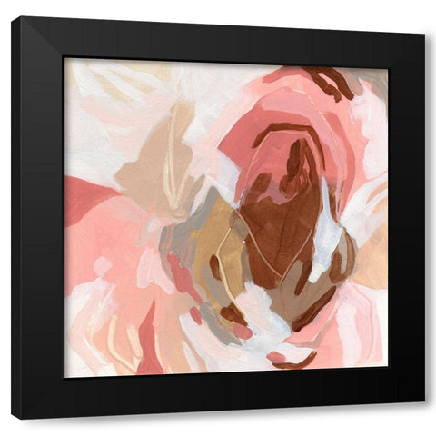 Petal Prism II Black Modern Wood Framed Art Print with Double Matting by Vess, June Erica