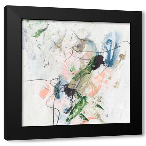 Approaching Spring II Black Modern Wood Framed Art Print with Double Matting by Wang, Melissa