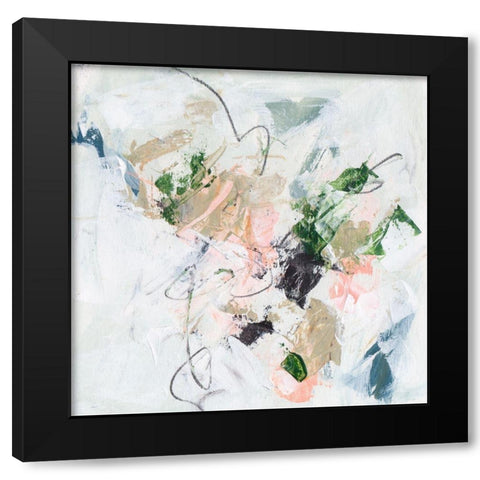 Approaching Spring IV Black Modern Wood Framed Art Print with Double Matting by Wang, Melissa