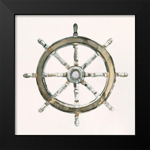 At the Helm I Black Modern Wood Framed Art Print by Caroline, Emma