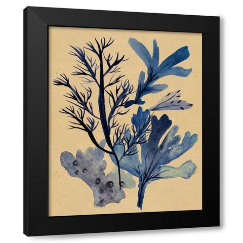 Underwater Forest I Black Modern Wood Framed Art Print with Double Matting by Wang, Melissa