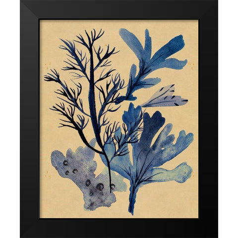Underwater Forest I Black Modern Wood Framed Art Print by Wang, Melissa