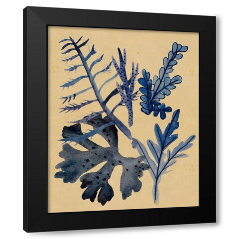 Underwater Forest II Black Modern Wood Framed Art Print with Double Matting by Wang, Melissa