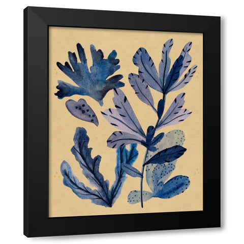 Underwater Forest III Black Modern Wood Framed Art Print with Double Matting by Wang, Melissa