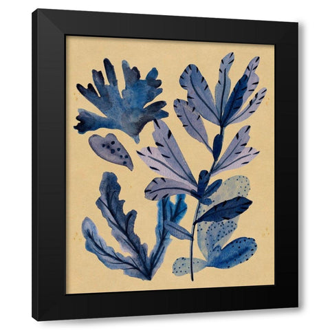 Underwater Forest III Black Modern Wood Framed Art Print by Wang, Melissa