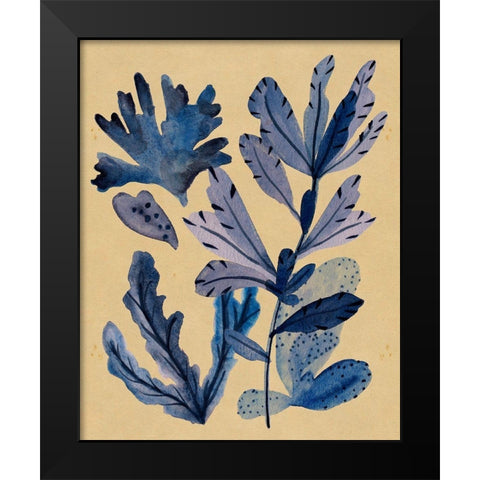 Underwater Forest III Black Modern Wood Framed Art Print by Wang, Melissa