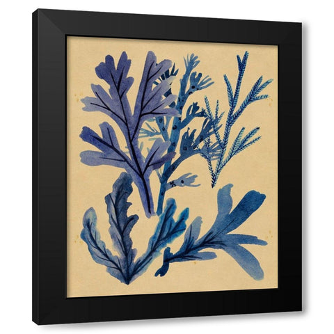 Underwater Forest IV Black Modern Wood Framed Art Print with Double Matting by Wang, Melissa