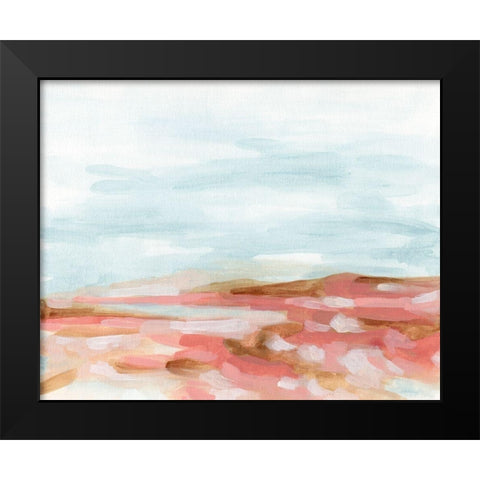 Sunset Shoals I Black Modern Wood Framed Art Print by Vess, June Erica
