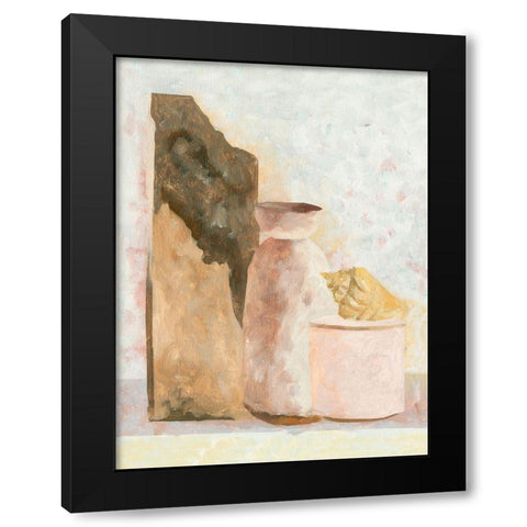 Table Top Stills II Black Modern Wood Framed Art Print by Wang, Melissa