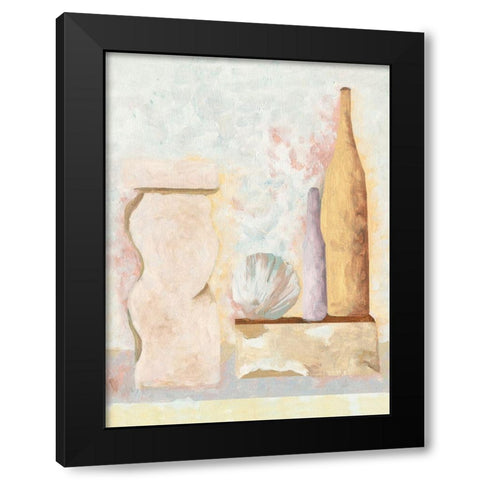 Table Top Stills III Black Modern Wood Framed Art Print with Double Matting by Wang, Melissa