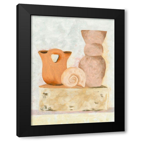 Table Top Stills VI Black Modern Wood Framed Art Print with Double Matting by Wang, Melissa