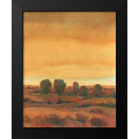 Golden Time II Black Modern Wood Framed Art Print by OToole, Tim