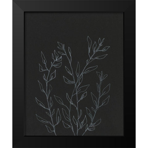 Simple Stalk I Black Modern Wood Framed Art Print by Moore, Regina