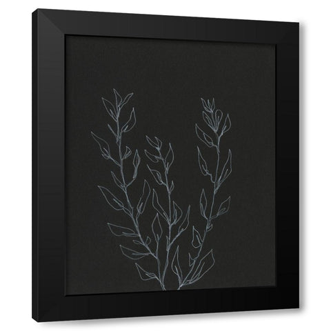 Simple Stalk II Black Modern Wood Framed Art Print by Moore, Regina
