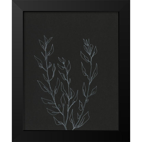 Simple Stalk II Black Modern Wood Framed Art Print by Moore, Regina