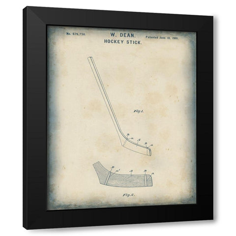 Patented Sport III Black Modern Wood Framed Art Print with Double Matting by Studio W