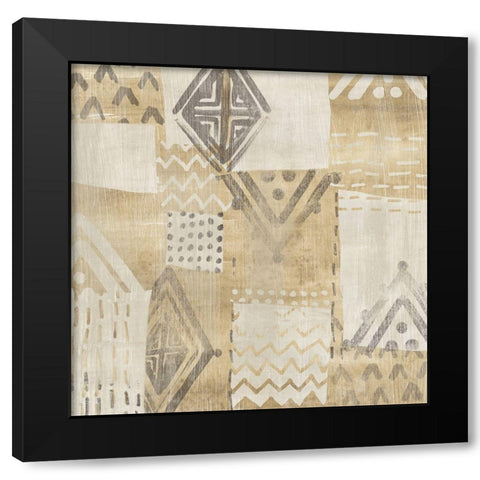 Sacred Windows II Black Modern Wood Framed Art Print with Double Matting by Vess, June Erica