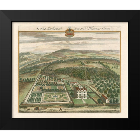 Kips Garden Views II Black Modern Wood Framed Art Print by Kip, Johannes