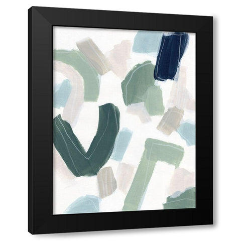 Litmus Test I Black Modern Wood Framed Art Print by Vess, June Erica