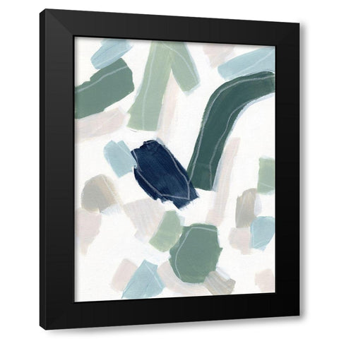 Litmus Test II Black Modern Wood Framed Art Print by Vess, June Erica