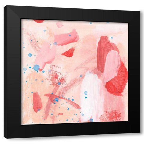 Pink Sky I Black Modern Wood Framed Art Print with Double Matting by Wang, Melissa
