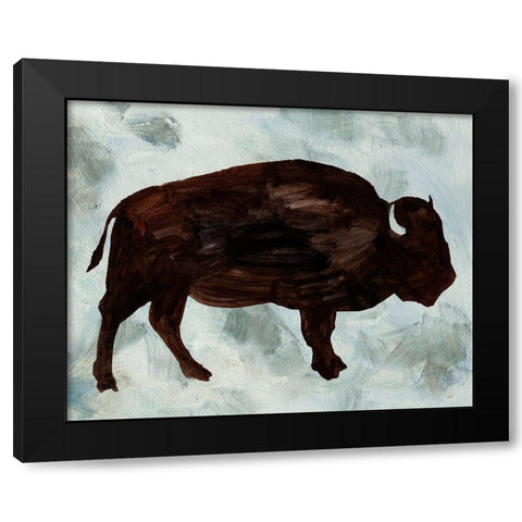 Echolocation I Black Modern Wood Framed Art Print with Double Matting by Wang, Melissa