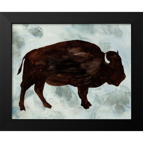 Echolocation I Black Modern Wood Framed Art Print by Wang, Melissa