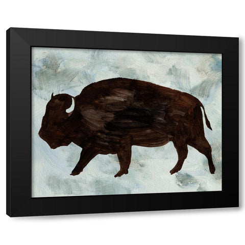 Echolocation II Black Modern Wood Framed Art Print with Double Matting by Wang, Melissa