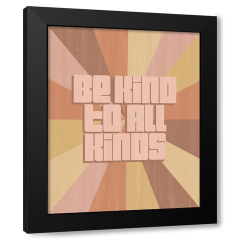 All Kinds I Black Modern Wood Framed Art Print by Popp, Grace