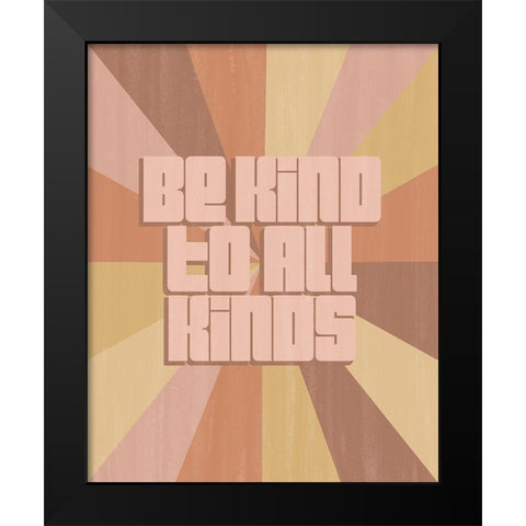 All Kinds I Black Modern Wood Framed Art Print by Popp, Grace