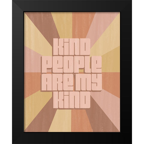 All Kinds II Black Modern Wood Framed Art Print by Popp, Grace