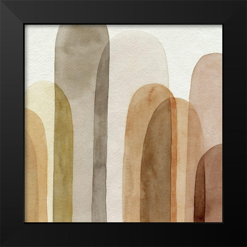 Desert Watercolor Arches II Black Modern Wood Framed Art Print by Popp, Grace