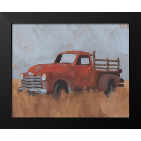 Farm Truck IV Black Modern Wood Framed Art Print by Green, Jacob