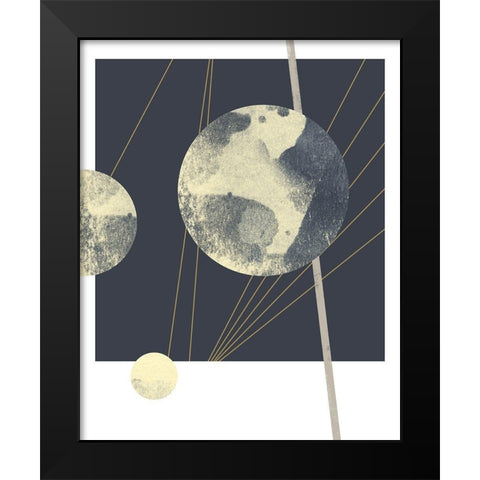 Planetary Weights II Black Modern Wood Framed Art Print by Green, Jacob