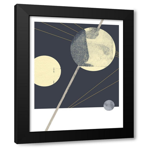 Planetary Weights III Black Modern Wood Framed Art Print by Green, Jacob