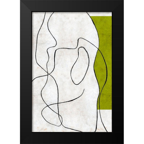 Presences I Black Modern Wood Framed Art Print by Wang, Melissa