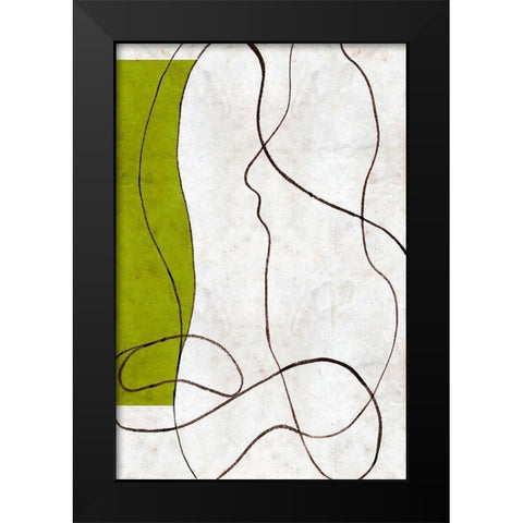 Presences II Black Modern Wood Framed Art Print by Wang, Melissa