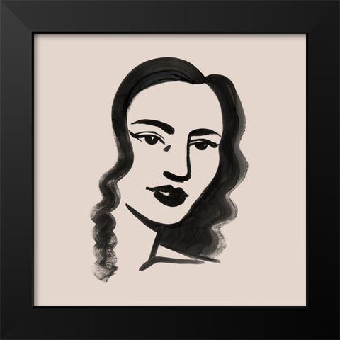 Mona I Black Modern Wood Framed Art Print by Popp, Grace