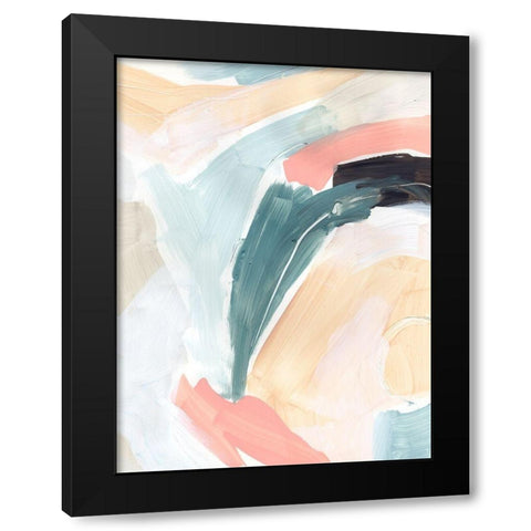 Cycle Swatch I Black Modern Wood Framed Art Print by Vess, June Erica