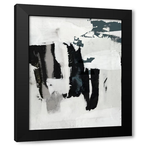 Broken Window II Black Modern Wood Framed Art Print with Double Matting by Goldberger, Jennifer