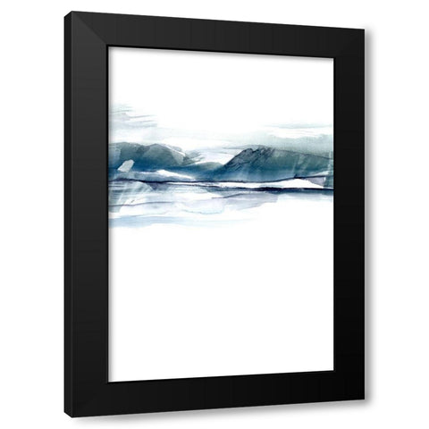 Stark Horizon I Black Modern Wood Framed Art Print with Double Matting by Goldberger, Jennifer