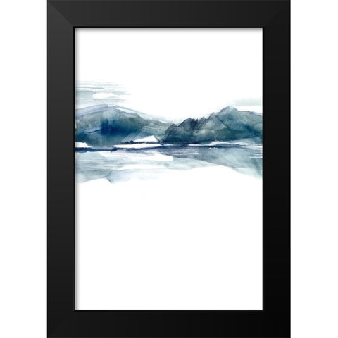 Stark Horizon II Black Modern Wood Framed Art Print by Goldberger, Jennifer