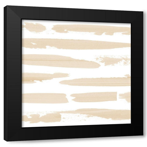 Sand Swipe I Black Modern Wood Framed Art Print with Double Matting by Popp, Grace