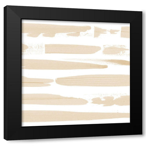 Sand Swipe II Black Modern Wood Framed Art Print with Double Matting by Popp, Grace