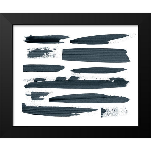 Scrape I Black Modern Wood Framed Art Print by Popp, Grace